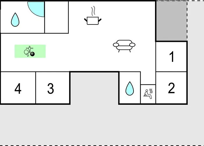 בית נופש Four-bedroom In *